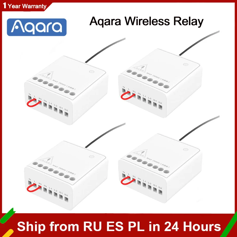 Original Aqara Two-way Control Module Wireless Relay Switch Controller Smart 2 channels Work Wih Mijia Mi Home Homekit,smart switch