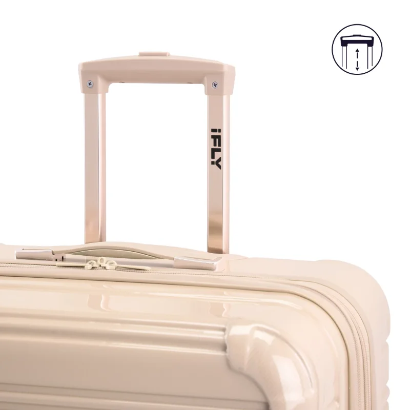 iFLY Hardside Luggage Fibertech 2 Piece Set, Champagne