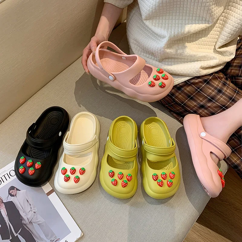 

Женские домашние тапочки средней высоты, роскошные сланцы, женская обувь, дизайнерская мягкая Летняя обувь в римском стиле из искусственной кожи на плоской подошве, 2023