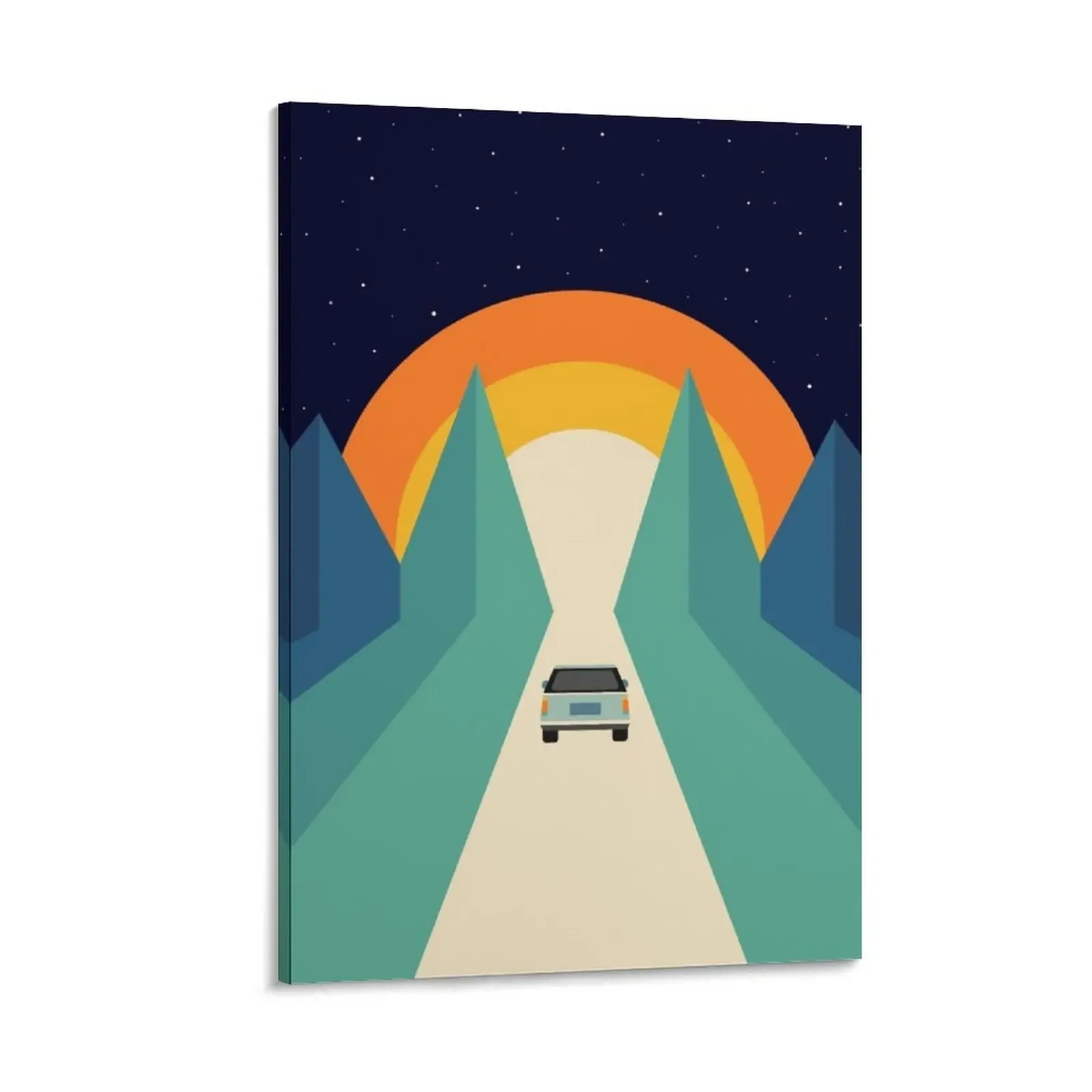 Wonderful Trip Canvas Painting room decoration accessories korean room decor