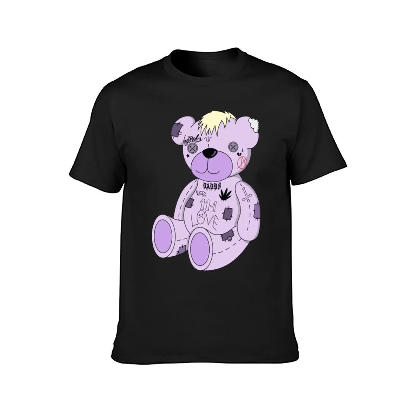 Man T Shirt LIL PEEP BEAR Classic T-Shirt Music Original Graphic Tee Short Sleeves 3XL 4XL 5XL Clothing Street Style |