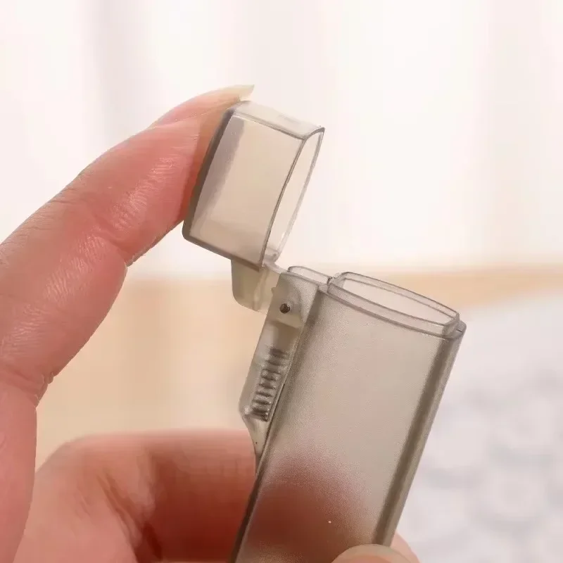 Portable Transparent Toothpick Holder Reusable Toothpick Storage Box Cotton Swab Case Needle Cases Restaurant Supplies 10/5PCS