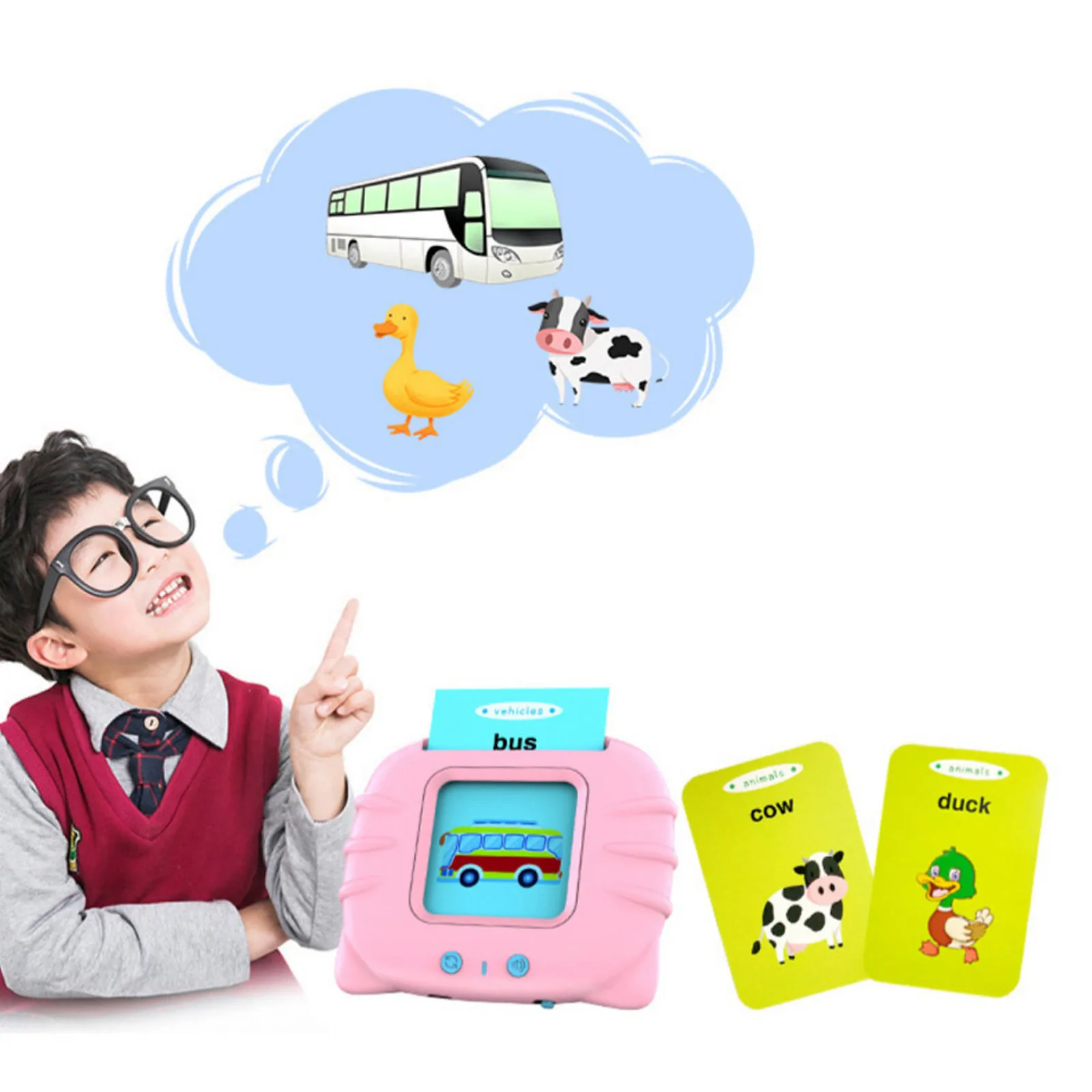 Baby Tablet Educational Toys Boy Girls Toy for 1-6 Year Old Toddler  Learning English Birthday Christmas Gift for Kids