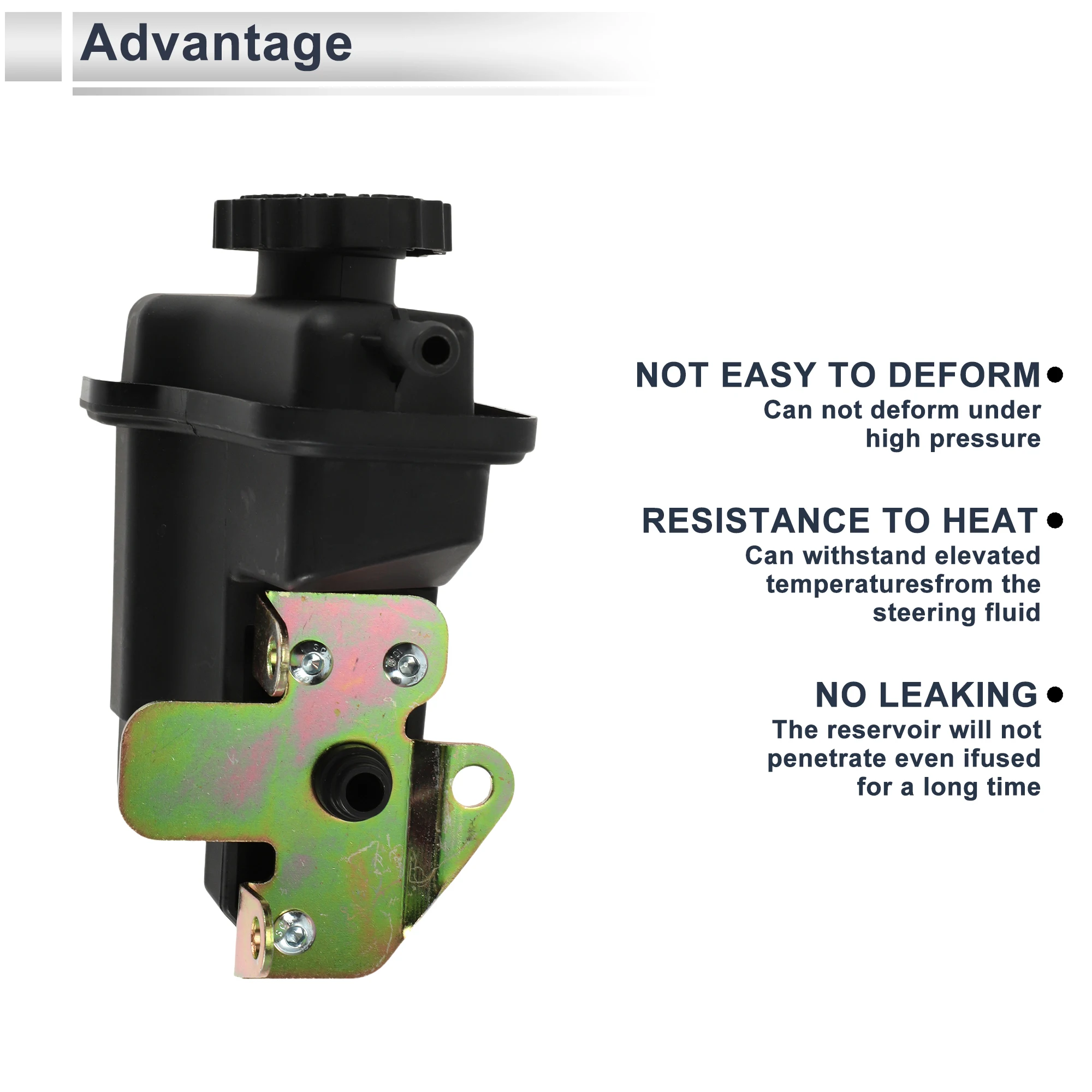 UXCELL Power Steering Reservoir for Dodge Neon 2000 2001 2002 2003 2004 2005 No.5272780AD Black