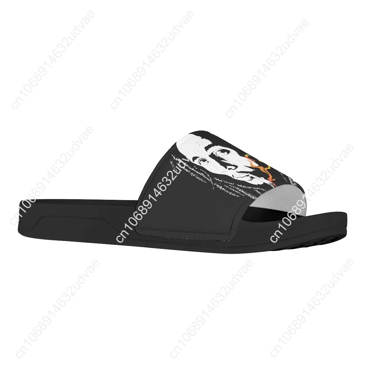 Bob-Marley Jamacia Reggae Print Men, Soft OligHome Floor Slides, Unisex Flip Flops, Wear Resistant Slippers, Slippers