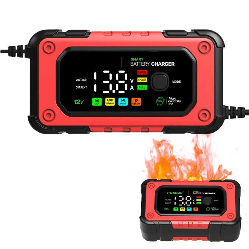 Manutenzione Della Batteria Dell'Auto Mantenitore Automatico Della Batteria Da 12V Manutenzione Delle Spese Intelligenti Riparazioni Mantiene Le Batte