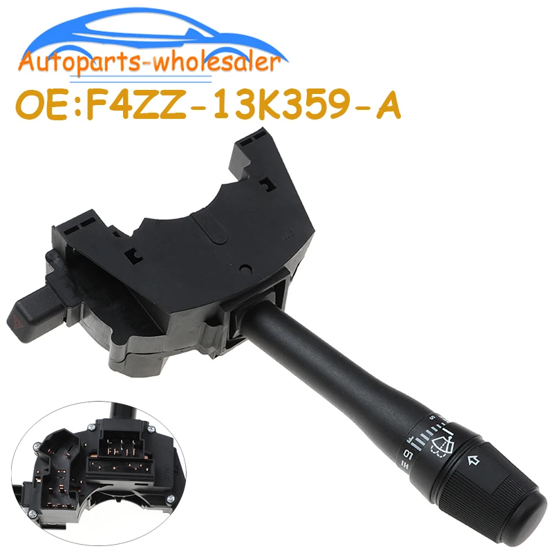 Ford Windshield Wiper Turn Signal Lever Switch F4ZZ-13K359-A F4ZZ13K359A SW5043