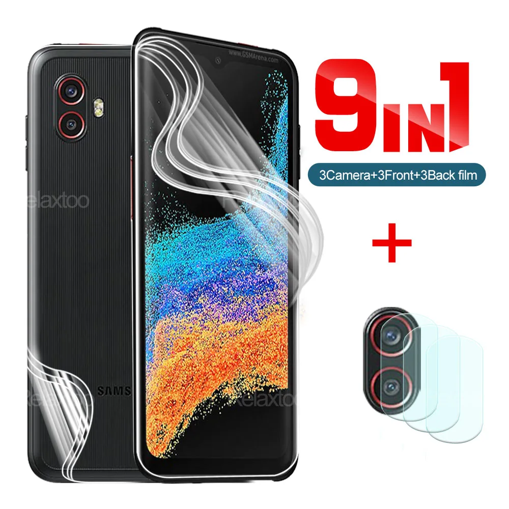 Hydrogel Anteriore + Posteriore + Pellicola Per Fotocamera Per Samsung Xcover 5 /Xcover Pro Pellicola Protettiva Per Samsung Xcover 6 Pro