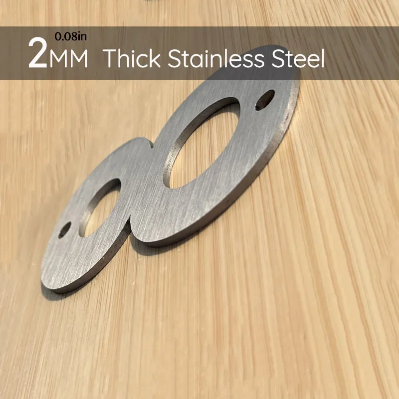 75MM Stainless Steel Outdoor House Number 0-9 Metal Doorplates Garden Yard Street Address Signs Door Mailbox Numbers Screws