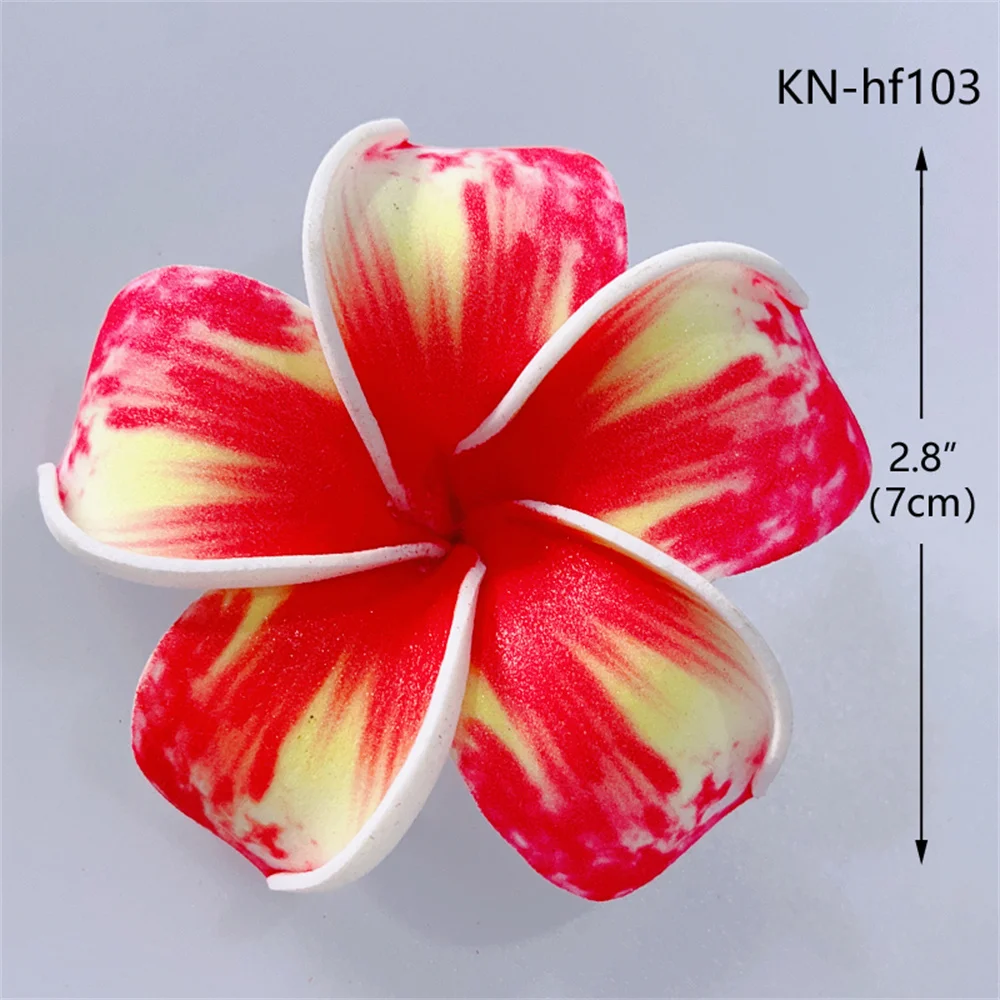 7CM Schiuma Plumeria Fiore Pick Capelli Fiore Orecchio Tropicale Hawaii  Hula Frangipani Fiori Accessori Per Capelli Da Sposa 12 Pz/set - AliExpress, image size:1000x1000