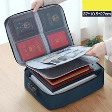 

Large Capacity Waterproof Document Bags Multifunctional Home Travel Organizer Holder School Office Business File Folder Supply