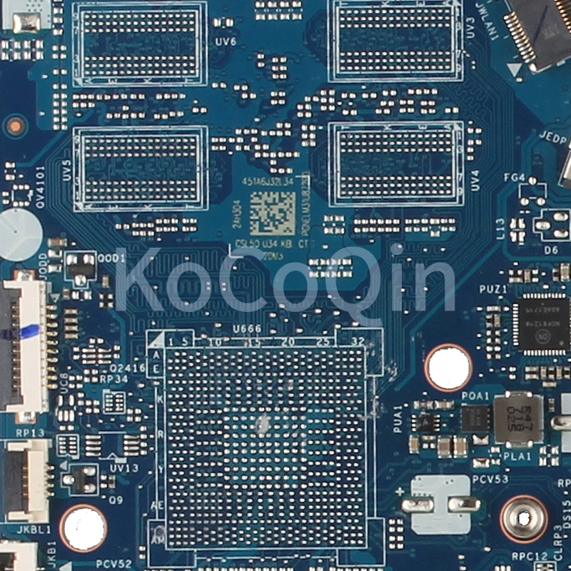 Motherboard Portátil Testado Completo Mainboard para hp 15-bs La-e791p La-e801p La-e802p 924757601 924750001 I3i5i7 e ° - Imagem 4