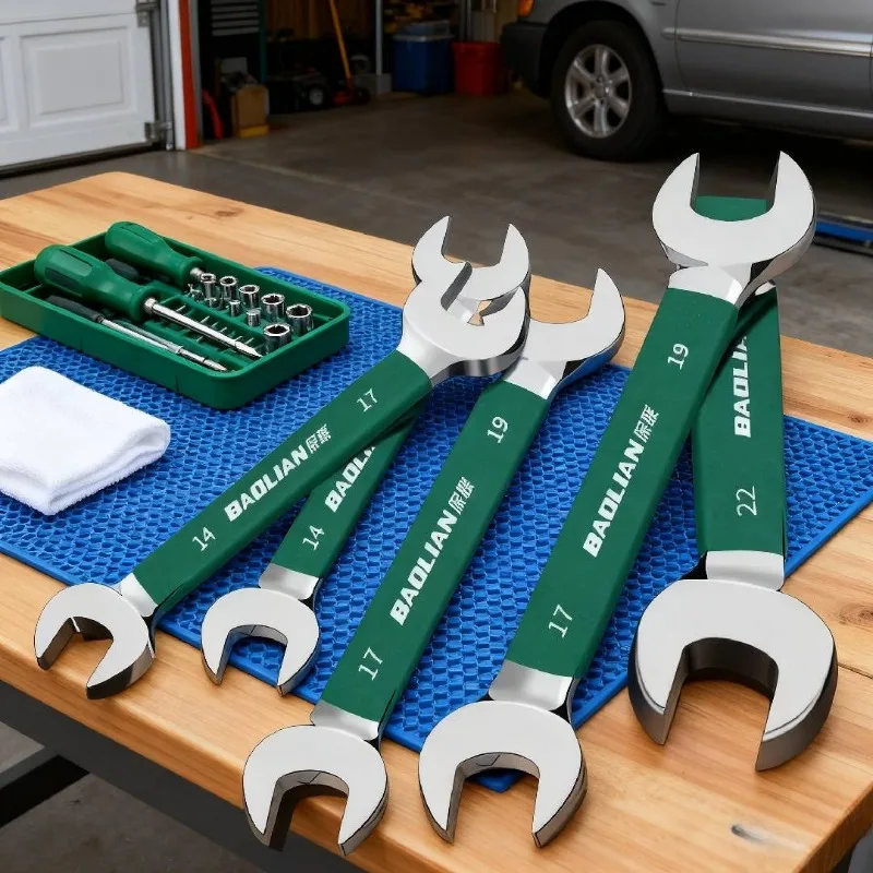 Double-Ended Open Wrench Set - Adjustable Hand Tool Kit