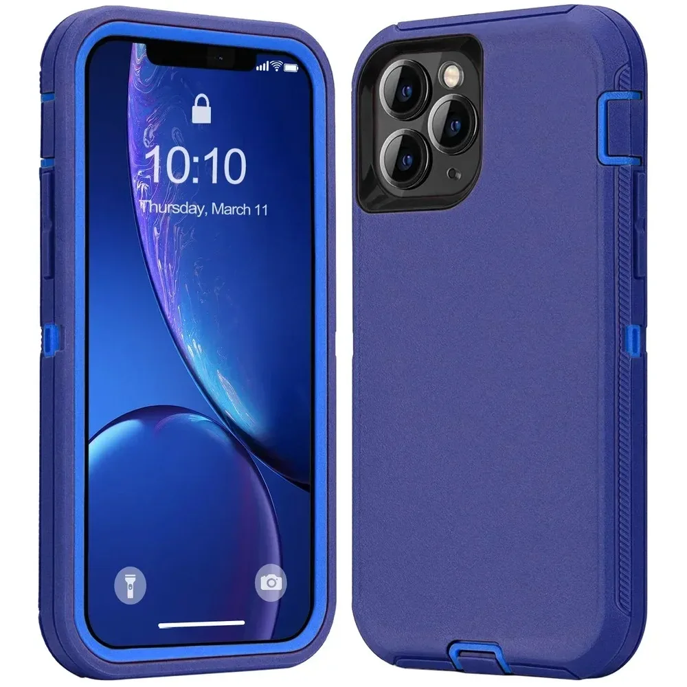 Rugged Armor Heavy Duty Impact Resistant Phone Case - Full Protection Cover