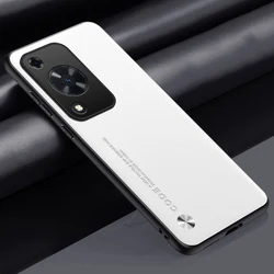 Elegante Cover per Telefono in PU Pelle Silicone Opaco - Custodia Posteriore di Lusso a Protezione Completa