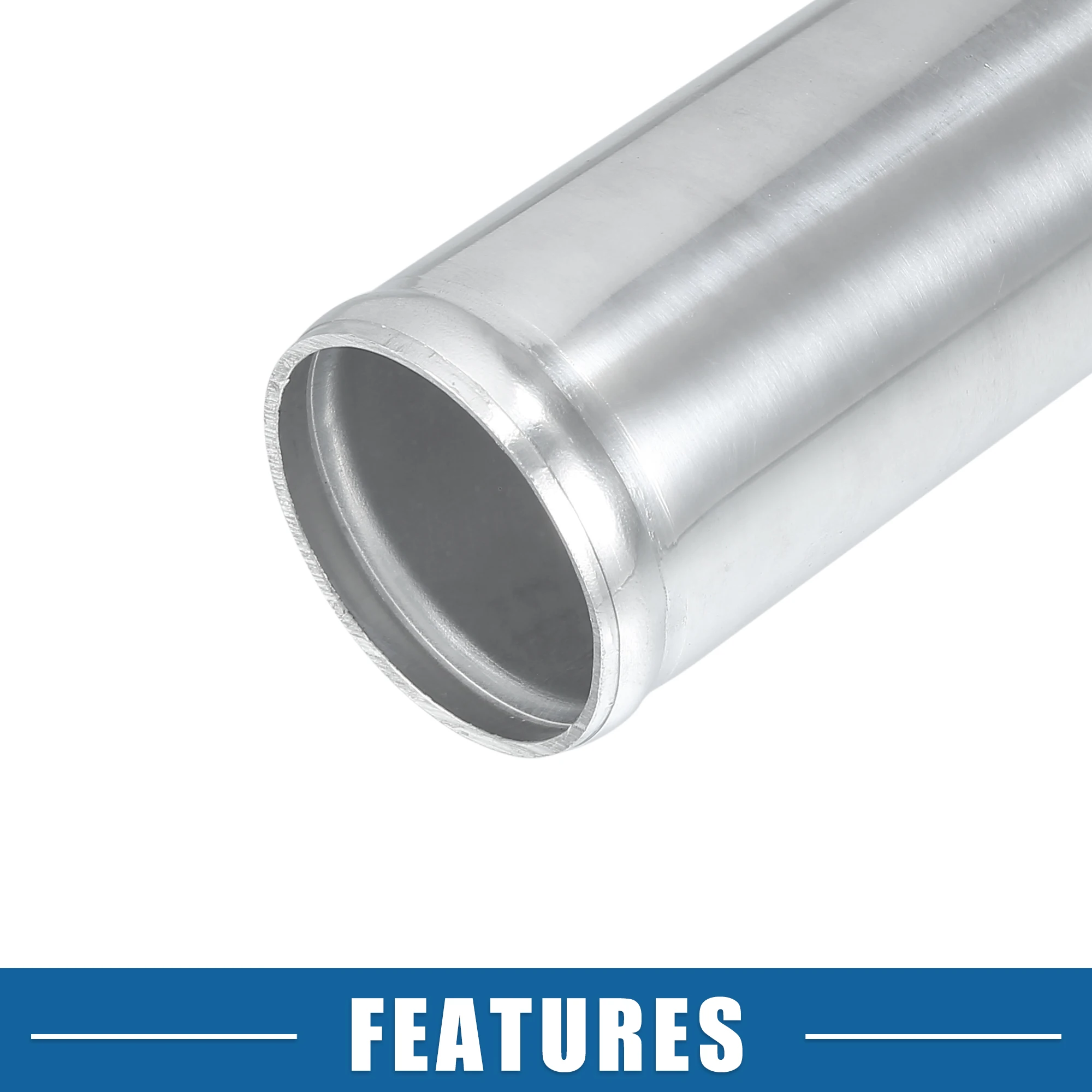 UXCELL 47mm 53mm 59mm 66mm 72mm ID Aluminum Alloy Intake Piping Adapter 120mm Length Pipe Connector 51mm-76mm OD