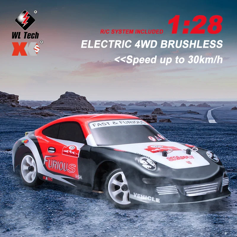 Wltoys-XKS K969 Mini Voiture Télécommandée pour Garçon, 1:28, 2.4G, 30km,  h, Haute Vitesse, Hors Route, Porsche Racing Drift, Jouet Cadeau -  AliExpress