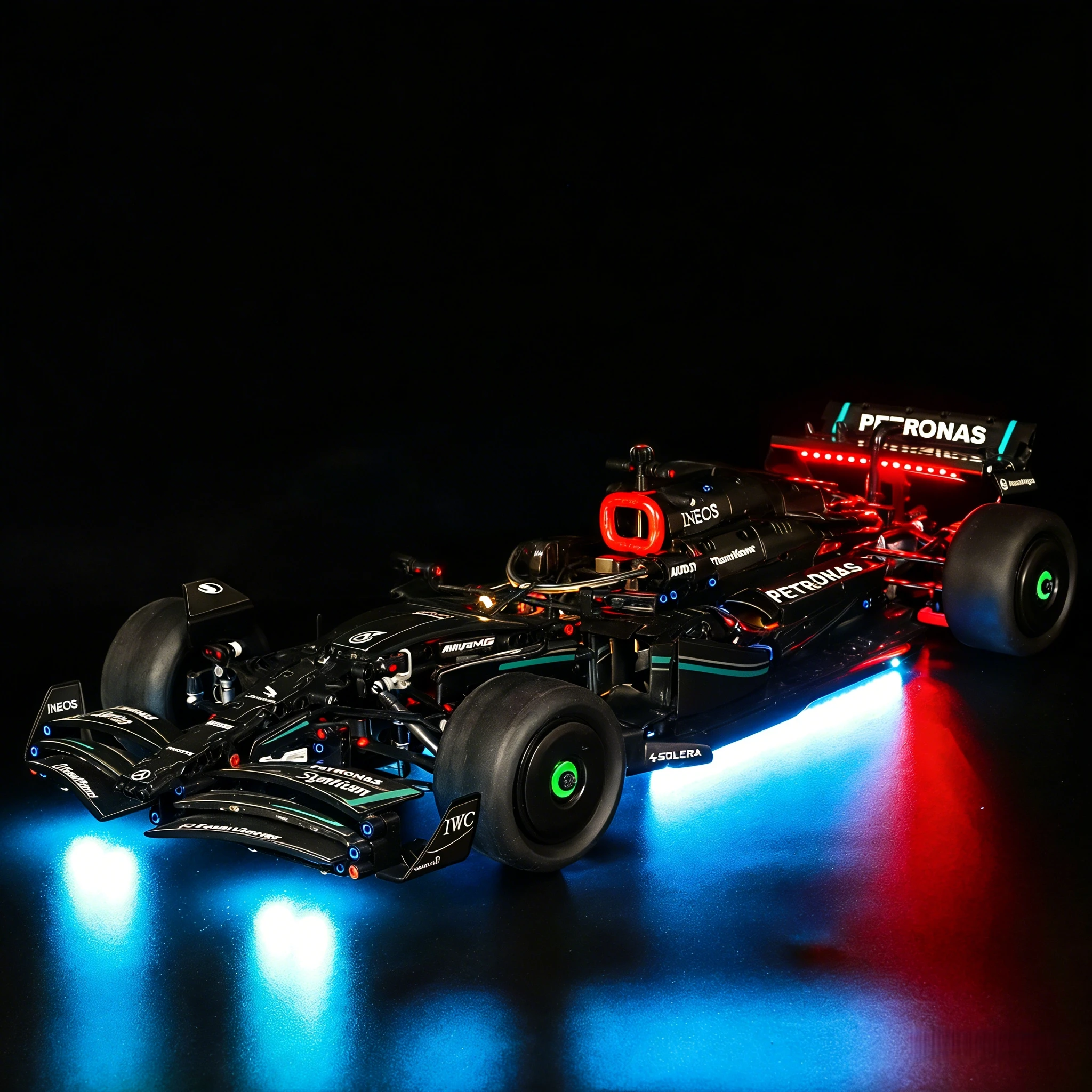LED-Beleuchtung für LEGO 42171 Mercedes-AMG F1 W14 E DIY-Dekorationslampe mit Batteriekasten. Lego-Bausteine ​​nicht im Lieferumfang enthalten