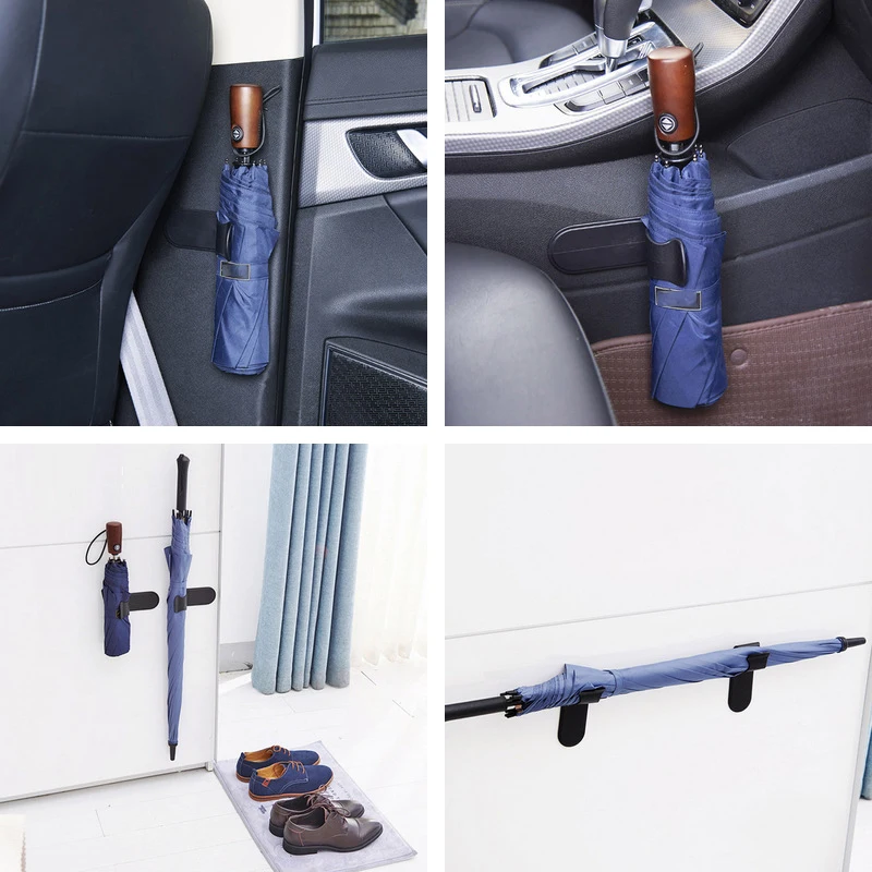 Gancho Soporte Universal Para Paraguas En Coche - Clip Colgador Para Interior, Sujetador De ABS | Accesorio Práctico Y útil