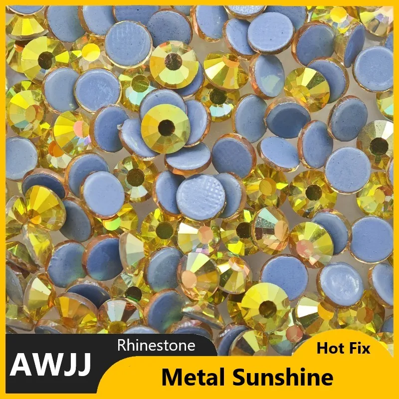 SS6-SS30 42 Farben Kristall ab besser dmc Hot Fix Strass, Glas Strass Hotfix Eisen auf Strass Nähen & Stoff dekorationen – Detail 19