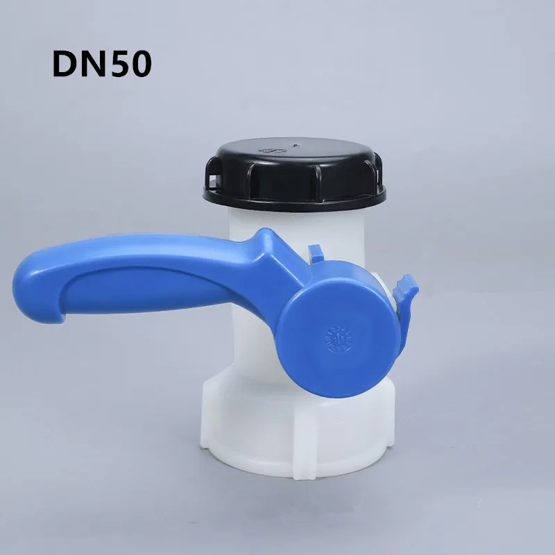 Polypropylene Dn50 Butterfly Valve 75mm Ibc Tote Tank Drain Adapter ...