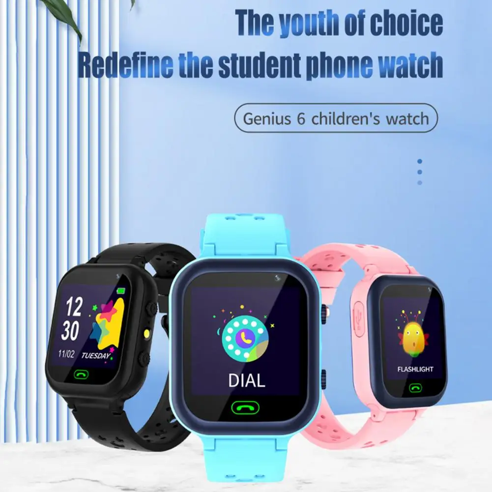 

Q15 Child Smart Wristwatch Voice Intercom Remote Monitoring High Clarity Touch Control Support GPS Smart Phone Watch for Kids