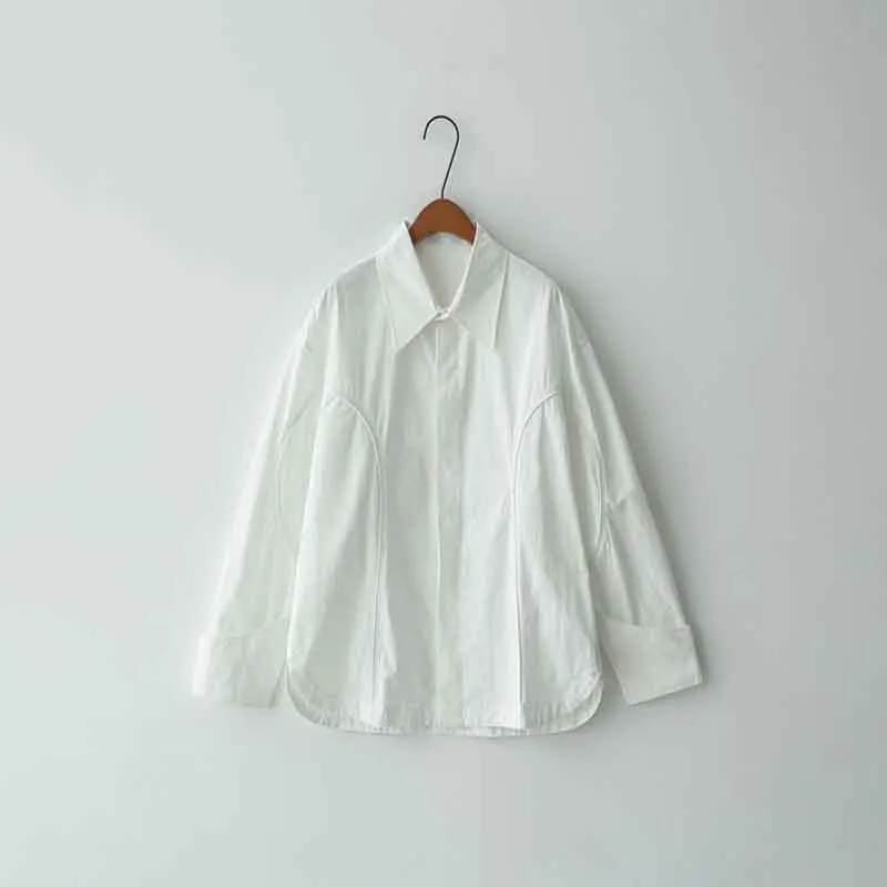 Summer Long Sleeve Men Shirts Irregular Fashion Casual Business Harajuku 2xl Oversized Harajuku Clothing Black White Interview