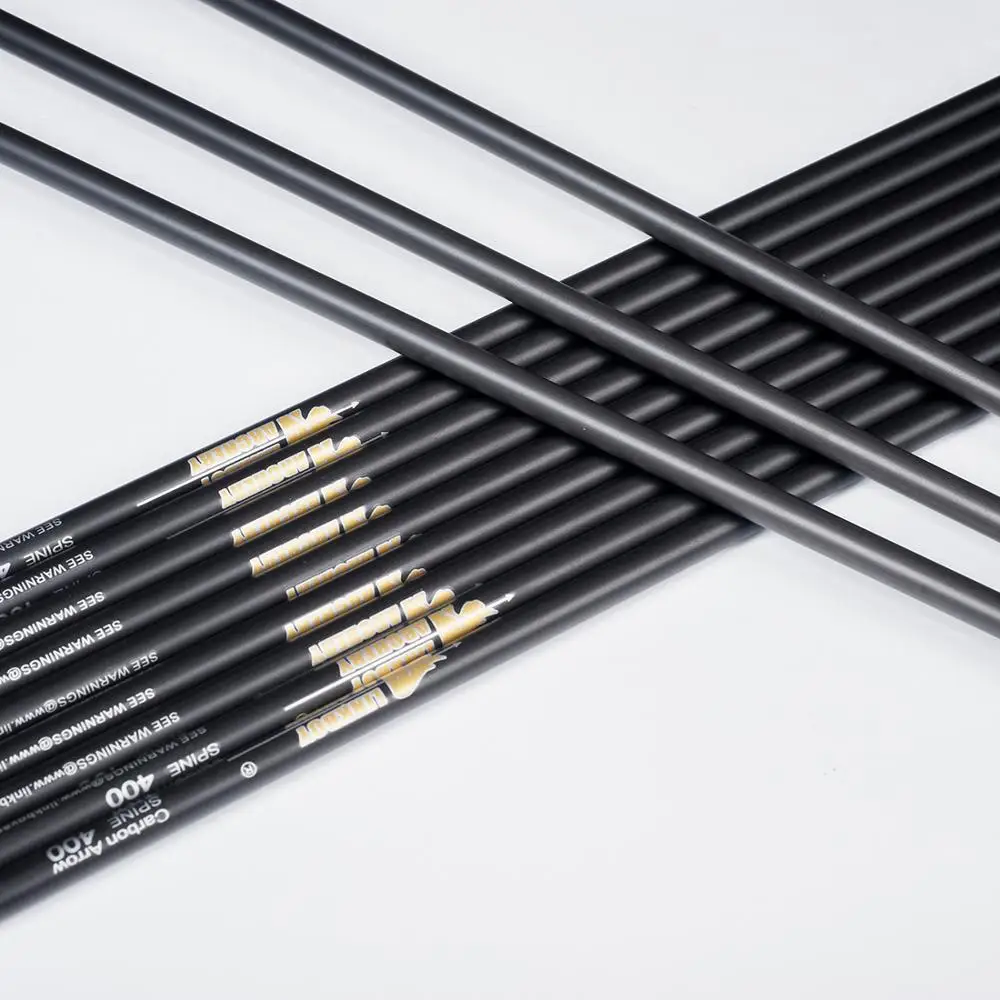 Vision Pro 32 Fûts Flèches Carbone Pur SP300-1000 .001 ID3.2mm Pour Arc Recurve/compound - Chasse Ou Cible Fûts Flèches Carbone Pur 32 Pouces