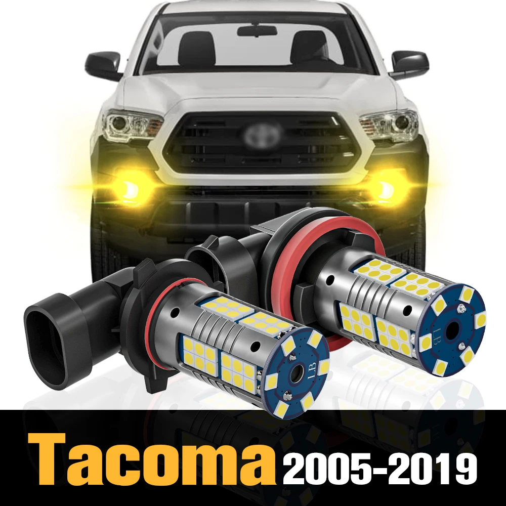 

2pcs Canbus LED Fog Light Lamp Accessories For Toyota Tacoma 2005-2019 2006 2007 2008 2009 2010 2011 2012 2013 2014 2015 2016 20