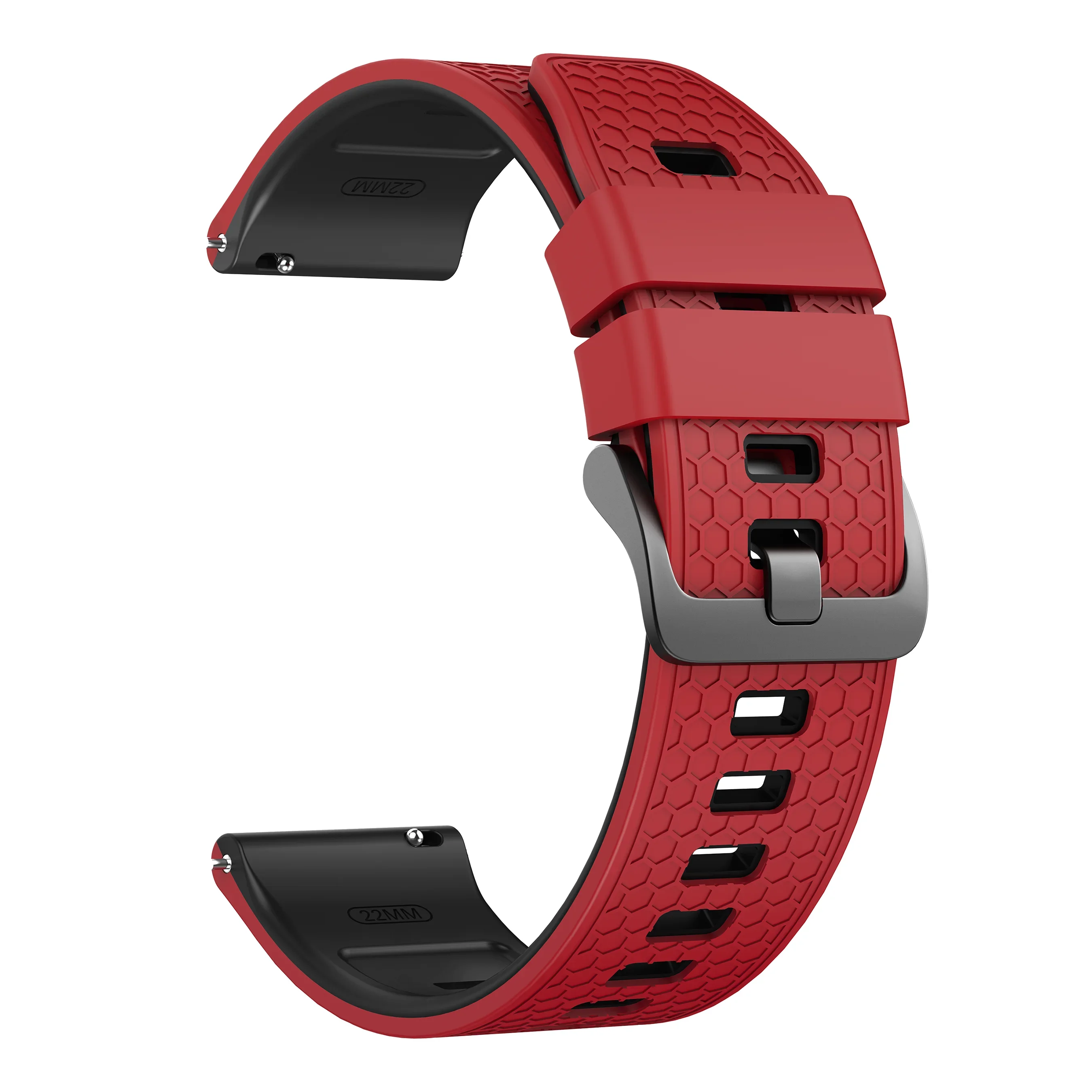 22mm Easy Fit Silicone Strap Wristband - Soft Replacement Bracelet