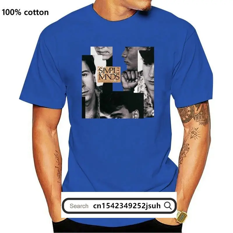 

New SIMPLE MINDS- ONCE UPON A TIME - CLASSIC 1985 ALBUM ART T SHIRT- WHITE - LARGE