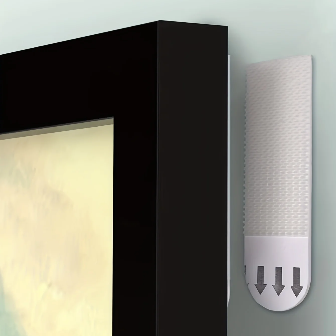 12/24pairs 양면 접착 스트립 비파괴 교수형 벽 접착 스트립 벽 후크 도구가 필요없는 이동식 접착 스트립