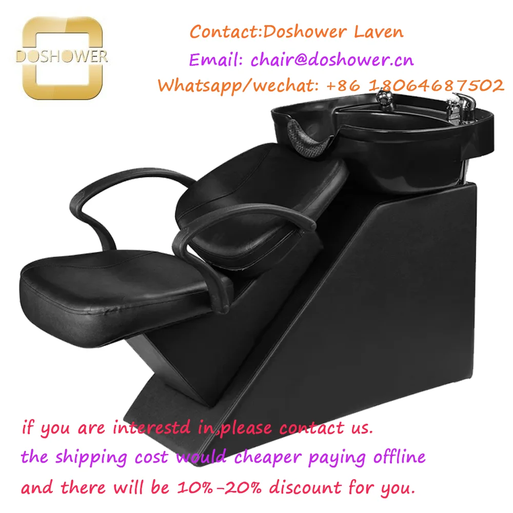 Shampoo bowls sink and chairs with hair washing chair shampoo bed for