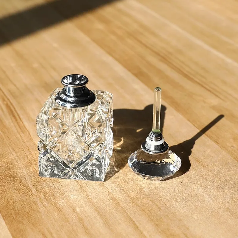 2/10pcs 3ml Refillable Essential Oil Bottles – Premium Crystal Glass Containers with Gl... - SKU CBGS1141 - UGI Packaging