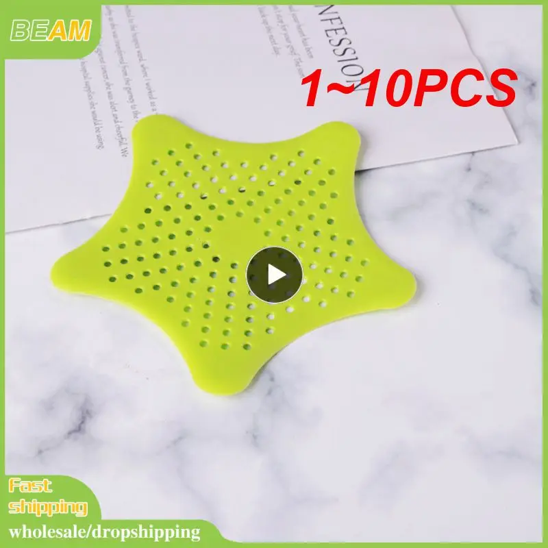 

Цветной пятиконечный фильтр для раковины из ПВХ, 1 ~ 10 шт.