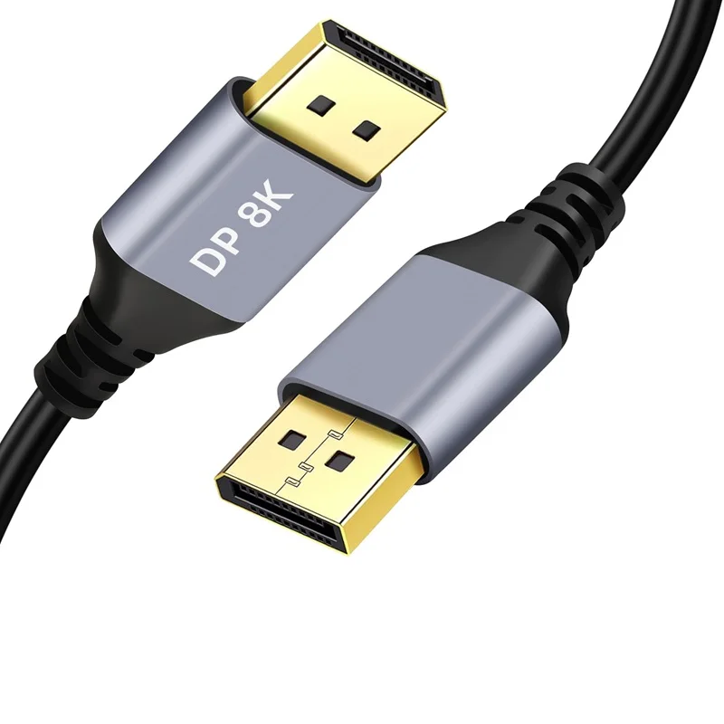 Premium High-Speed 8K DisplayPort Cable – Supports 8K@60Hz & 4K@144Hz, 32.4Gbps, Ideal