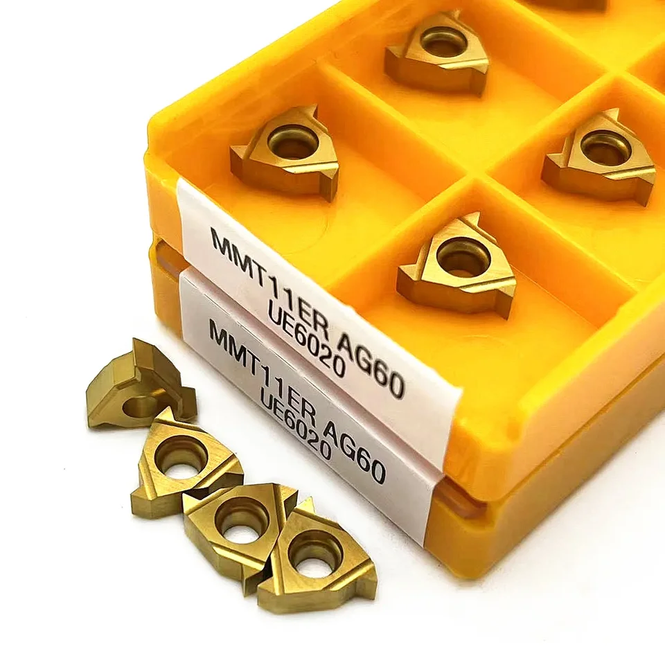 thumbnail interactive-video image 1 of 1/2" CNC Lathe Carbide Tool Holder SER1212H11 With 10 Indexable Inserts - Complete Threading Kit 1 of 11