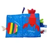 Baby Cloth Books Toys, Touch and Feel Crinkle Cloth Book for Infant Baby 0-36 Months, Early Development Interactive Soft Toys 5