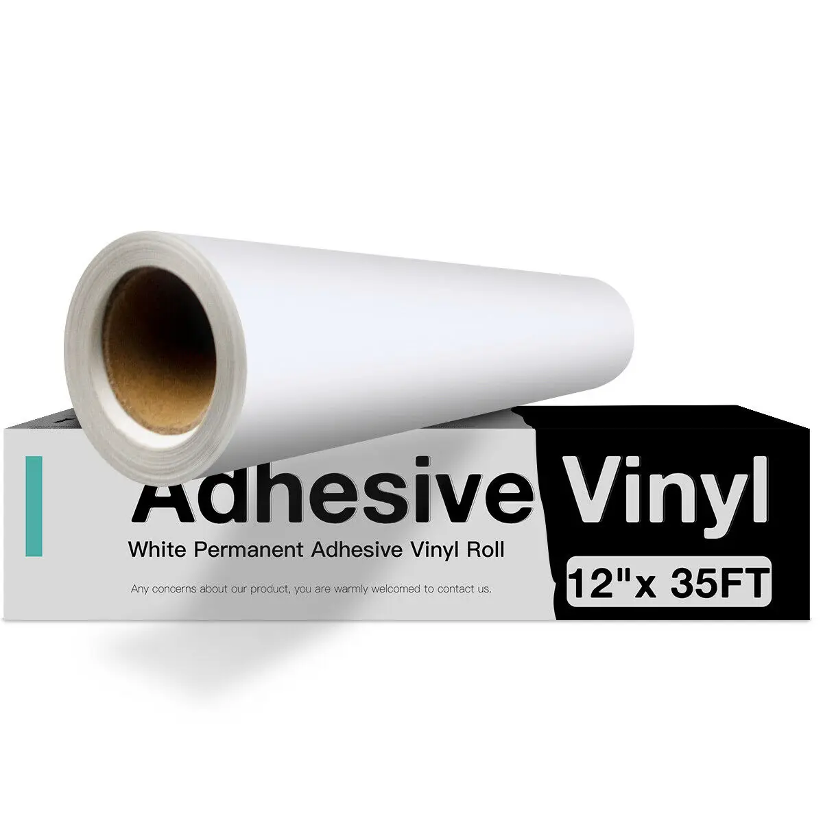 HTVRONT Black Vinyl for Cricut Permanent Vinyl Roll - 12 inch x 30ft Black Adhesive Vinyl for Craft Cutter, Decal, Signs, Stickers (Glossy Black)