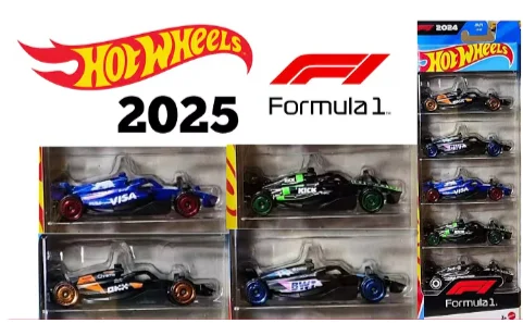 Hot Wheels Formula 1 2025 F1コンプリートセット Hot Wheels 2025 1:64 Scale Premium Die-Cast Formula 1