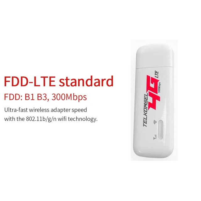 4G LTE USB Modem Dongle 150-300Mbps Unlocked Stick WiFi Router for