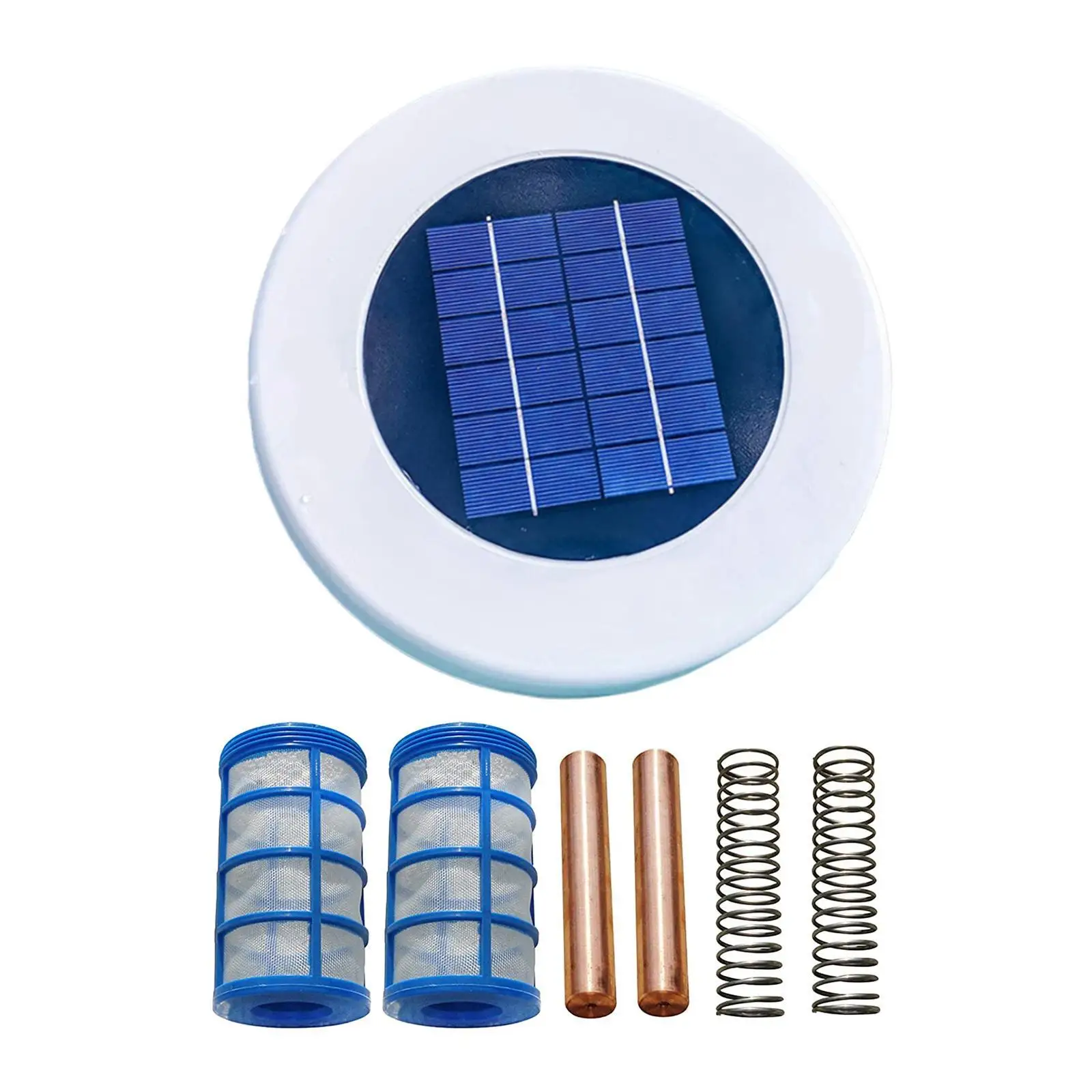 

Ионизатор медного и серебряного цветов для солнечного бассейна, ионизатор для спа с медными аксессуарами для бассейна