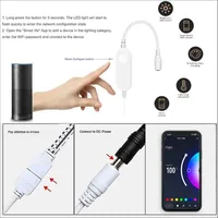 ไฟใต้ตู้ Tuya WIFI DC12V RGB ปรับสีได้ ไฟเพ็กซ์หรี่แสงได้ สำหรับเทศกาล ตู้เสื้อผ้า ห้องนอน ห้องครัว ใช้ได้กับ Alice Alexa และ Google Home 2