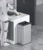 Kitchen Trash Can 60 Liter / 16 Gallon Automatic Trash Can with Butterfly Lid, Motion Sensor Garbage Can for Kitchen, Of 3