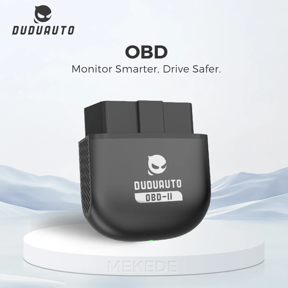 DUDUAUTO DUDU7 Monitor OBD Unità più intelligente più sicura con 9 protocollo V1.5 Cruscotto elegante Unità principale diretta UI Alimentazione multi-app