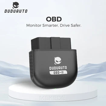 DUDUAUTO DUDU7 Monitor OBD Unità più intelligente più sicura con 9 protocollo V1.5 Cruscotto elegante Unità principale diretta UI Alimentazione multi-app