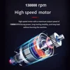 130000RPM Turbofan, Powerful Wind Speed 35m/s High Power Jet Fan, With Flashlights Dust Blower Dust Removal Violent Turbo Fan 6