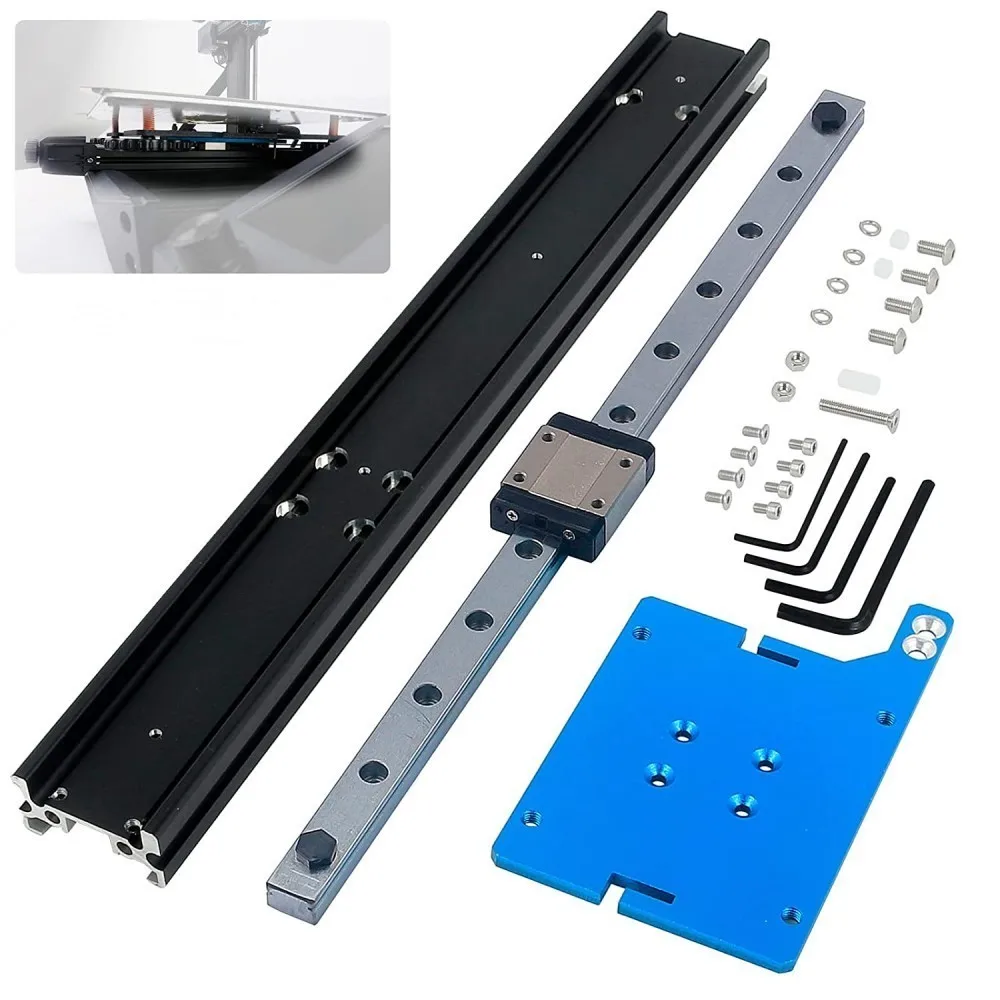 High Precision Upgrade Linear Rail Kit, Impressora 3D Parte, Ender 3 S1