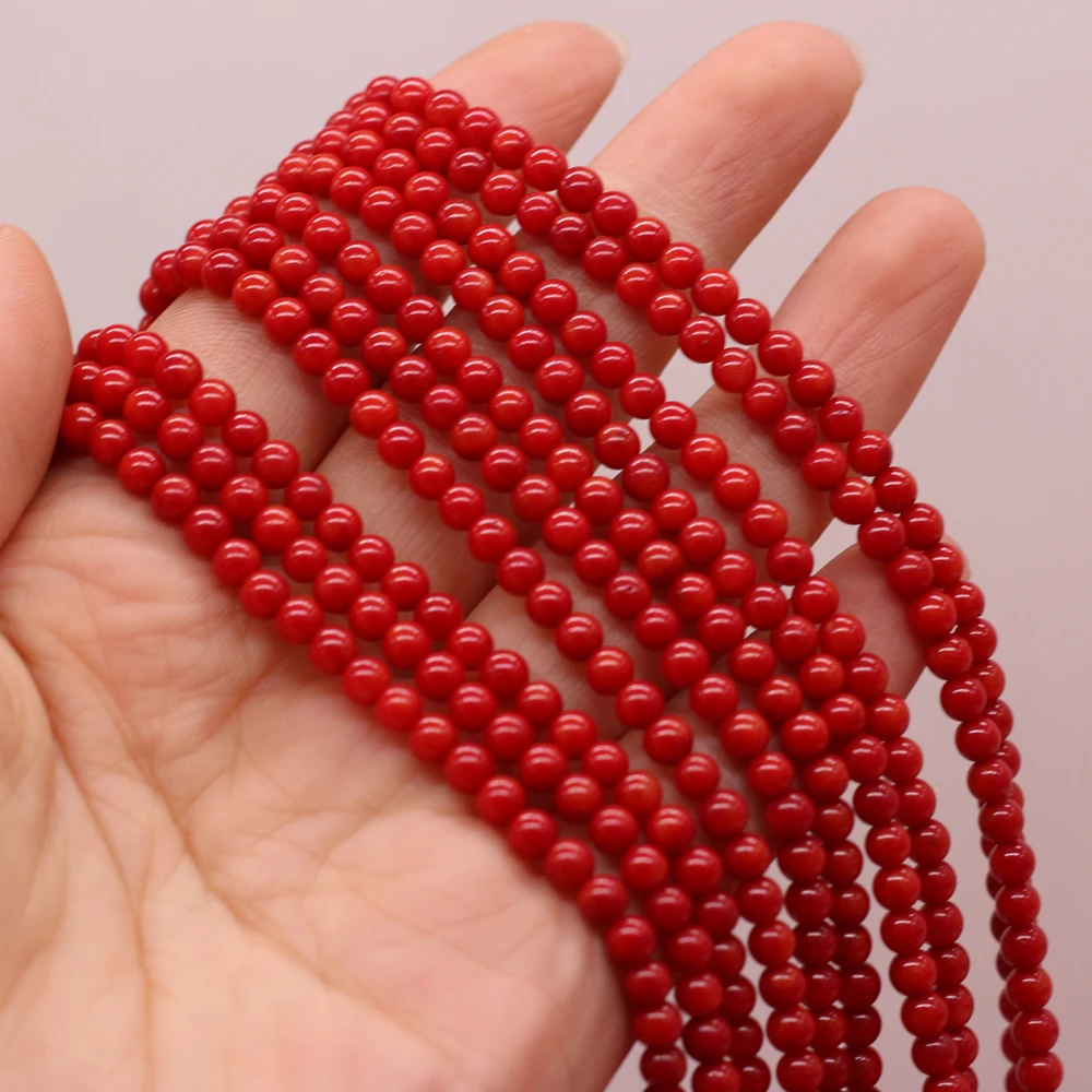 200 Perline Rosse Contro Il Malocchio In Resina 8mm – Piatte E Tonde, Con Cordino Elastico, Per Bracciali Fai Da Te