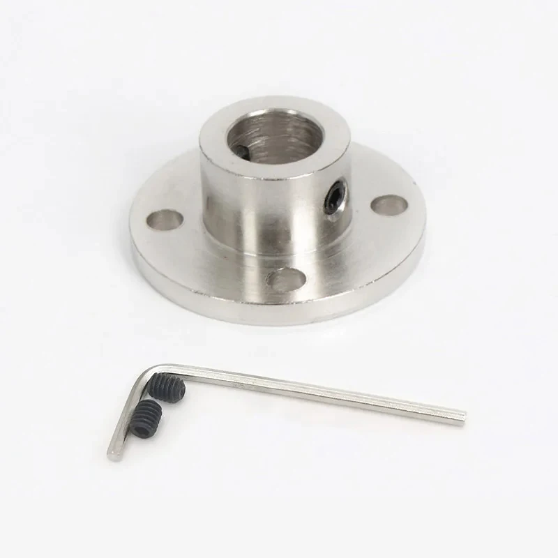 Inner Dia 2mm 3mm 4mm 5mm 6mm 7mm 8mm 10mm 11mm 12mm14mm Rigid Flange Coupling Motor Guide Shaft Coupler Motor Support Connector shaft coupler shaft connector rigid shaft coupler rigid flange coupling